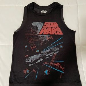 Star Wars Muscle Tank - Black